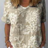 Tamara | Künstlerische Bluse mit Print