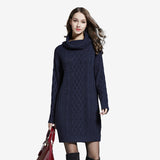 Amira™ Strickkleid mit Stehkragen