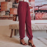 Luise | Elegante Hose mit Kordel