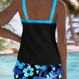 Rose | Eleganter zweiteiliger Tankini