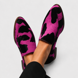 Jule | Loafer mit Kuhfell-Print