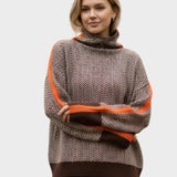 Leena™ Pullover mit hohem Kragen