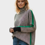 Leena™ Pullover mit hohem Kragen