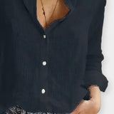 Angenehme Leinenbluse