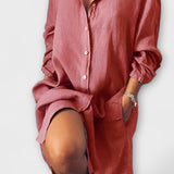 Raquel - Angenehme Leinenbluse