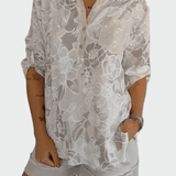 T-Shirt mit floralem Muster