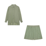 Marlene | Leichtes Blusen- und Shorts-Set