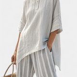 Clarisse - Set Asymmetrische Bluse