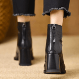 Delia | Luxuriöse Stiefeletten mit mittelhohem Absatz